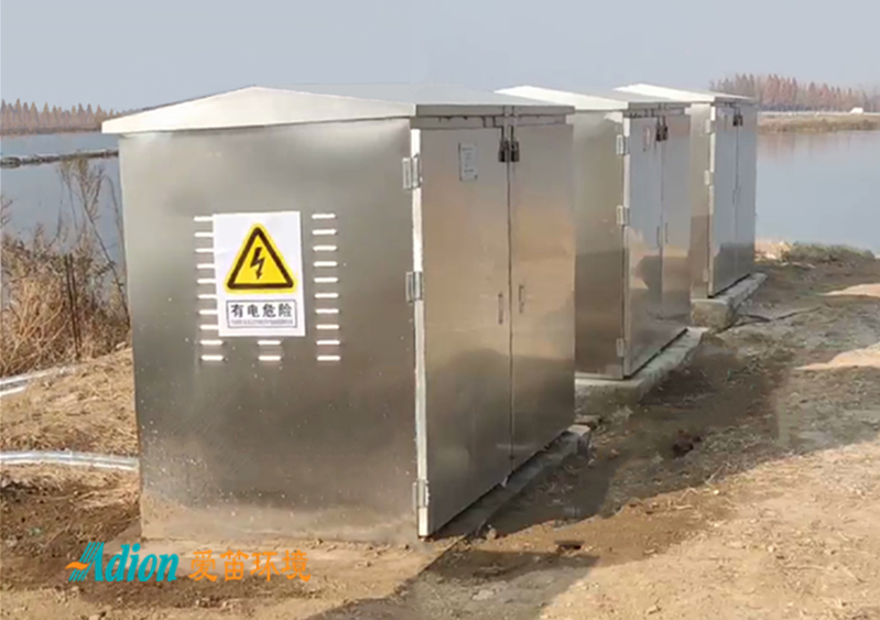 愛(ài)笛為山東濟寧湖區水質(zhì)提升項目提供設備
